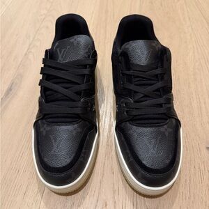 Louis Vuitton Black and White Men's Sneakers